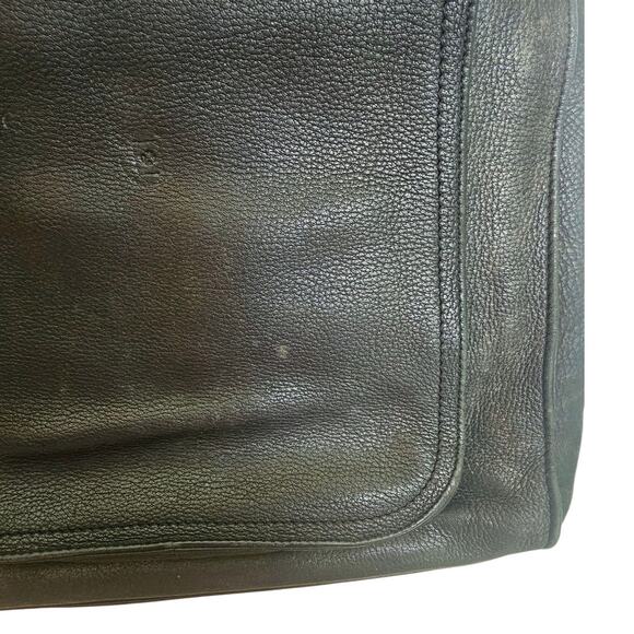 Fossil Black Leather Moto Boho 1954 Shoulder Bag Purse - Picture 8 of 11